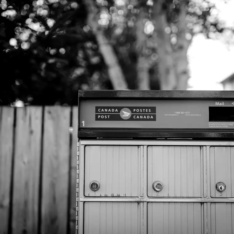 Community mailbox for direct mail delivery
